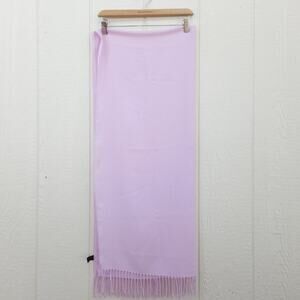 PASHMINA Scarf Poly Viscose Blend Shawl Wrap Lavender Travel Cruise Italy 74x31